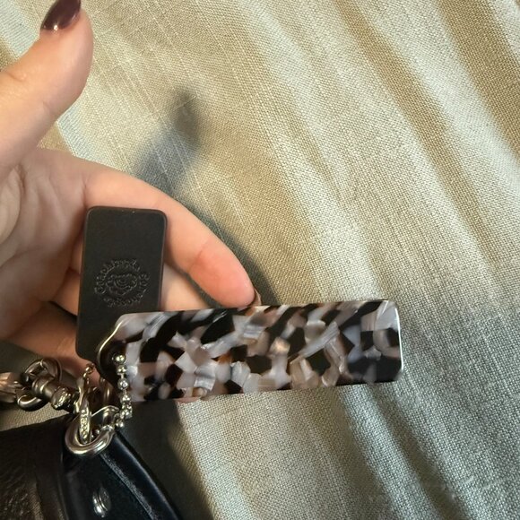 Mini Black Coachtopia Wavy Dinky Bag With Crossbody Strap - Picture 3 of 9